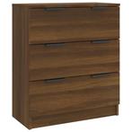 Bruin Eiken Dressoir 60cm - OP=OP! Stijlvol en Goedkoop, Verzenden, Nieuw, 50 tot 100 cm, 25 tot 50 cm