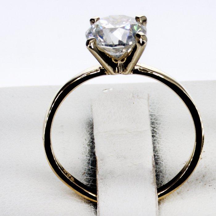 Zonder minimumprijs - Verlovingsring - 14 karaat Geel goud -, Handtassen en Accessoires, Antieke sieraden