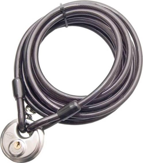 Staalkabel met discus 7.5 meter Terraskabel, Tuin en Terras, Overige Tuin en Terras, Verzenden
