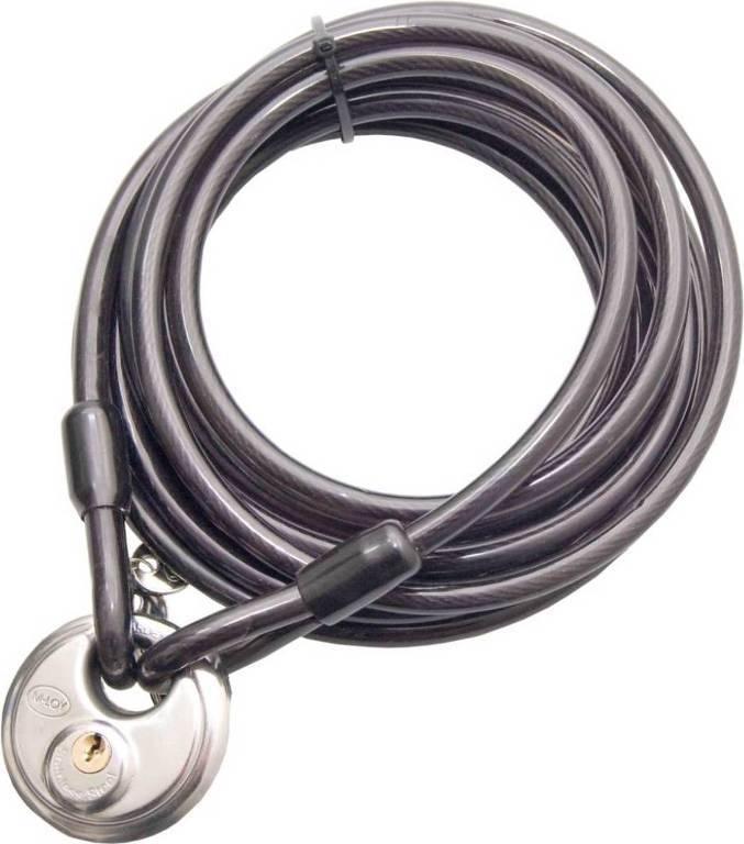 Staalkabel met discus 7.5 meter Terraskabel, Tuin en Terras, Overige Tuin en Terras, Verzenden
