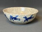 Hoge kwaliteit uit de Qing-dynastie Ge-ware blauw-witte kom, Antiek en Kunst