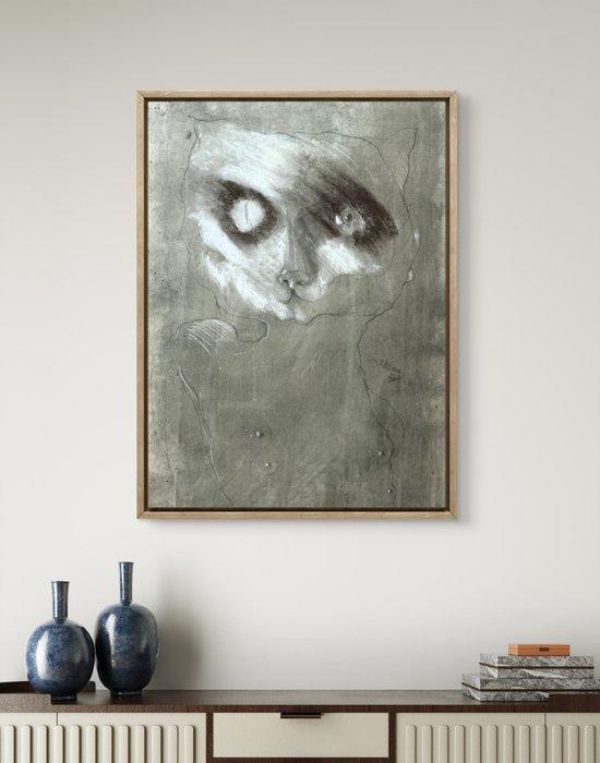 Robert Detheux (1932-2010) - Le Chat du silence - 2007, Antiek en Kunst, Curiosa en Brocante