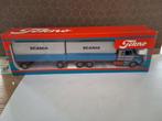 Tekno 1:50 - Camion miniature - Scania 142 dubbel oplegger -, Nieuw
