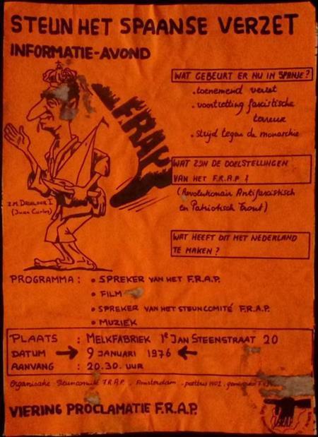 Steun het Spaanse verzet op poster (lijst optie, Posters), Verzamelen, Posters, Nieuw, Overige onderwerpen, Met lijst, Verzenden