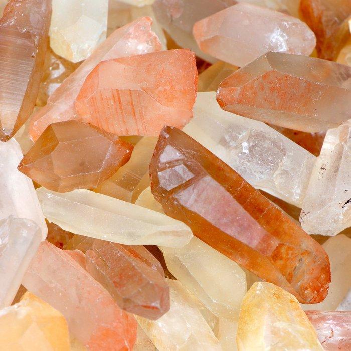 Laatste partij! - Tangerine Crystal Points - XXL Wholesale, Collections, Minéraux & Fossiles