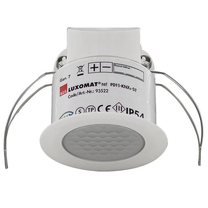 KNX Aanwezigheidsdetector PD11 Beveiligd IP54 9m Wit - 93522, Bricolage & Construction, Électricité & Câbles, Envoi