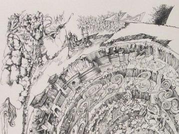 Francesco Lucianetti - Divina Commedia di Dante - Inferno, beschikbaar voor biedingen