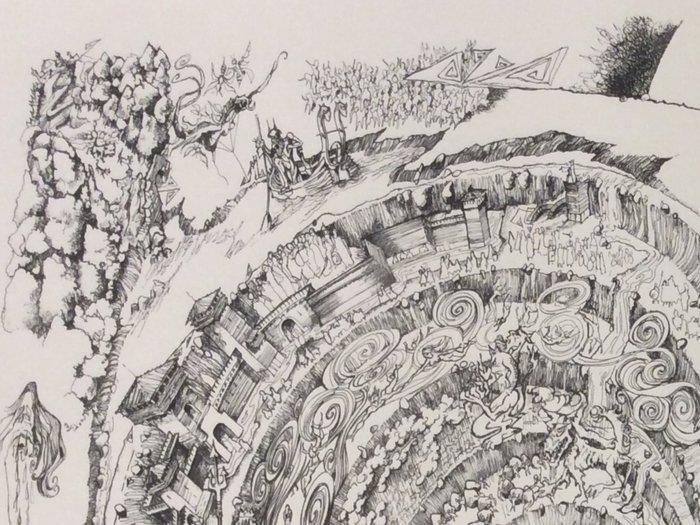 Francesco Lucianetti - Divina Commedia di Dante - Inferno,, Antiek en Kunst, Antiek | Overige Antiek