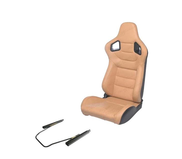 KIT SIÈGE SEMI BAQUET STYLE RS EN CUIR BEIGE, Auto-onderdelen, Interieur en Bekleding, Verzenden