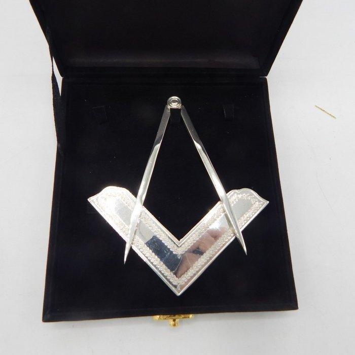 Inconnu - Écussons - masonic vrijmetselarij passer en, Verzamelen, Militaria | Algemeen