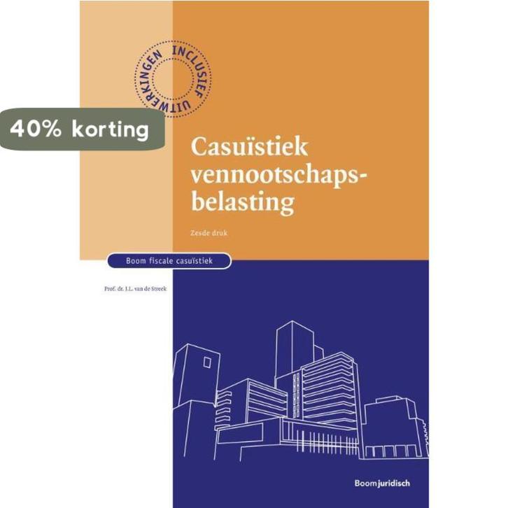 Casuïstiek Vennootschapsbelasting / Boom fiscale casuïstiek, Boeken, Wetenschap, Zo goed als nieuw, Verzenden