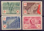 België 1942 - Walloon legion imperforate - OBP/COB E26/29, Postzegels en Munten, Postzegels | Europa | Duitsland, Gestempeld