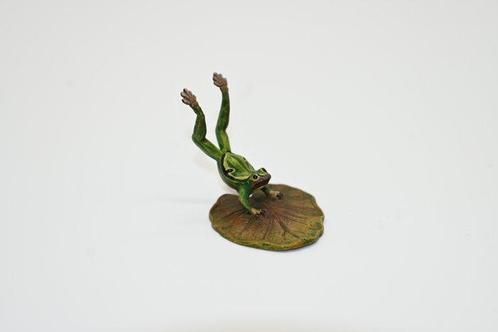 Fritz Bermann (?) - Figure - Wiener Bronze - Froschfigur auf, Antiek en Kunst, Antiek | Keramiek en Aardewerk
