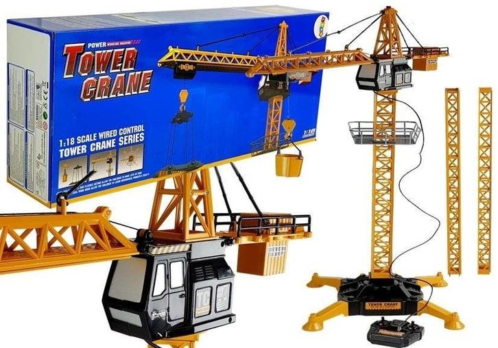 Hijskraan speelgoed -  bestuurbaar - 182cm – schaal 1:18.., Kinderen en Baby's, Speelgoed |Speelgoedvoertuigen, Nieuw, Ophalen of Verzenden