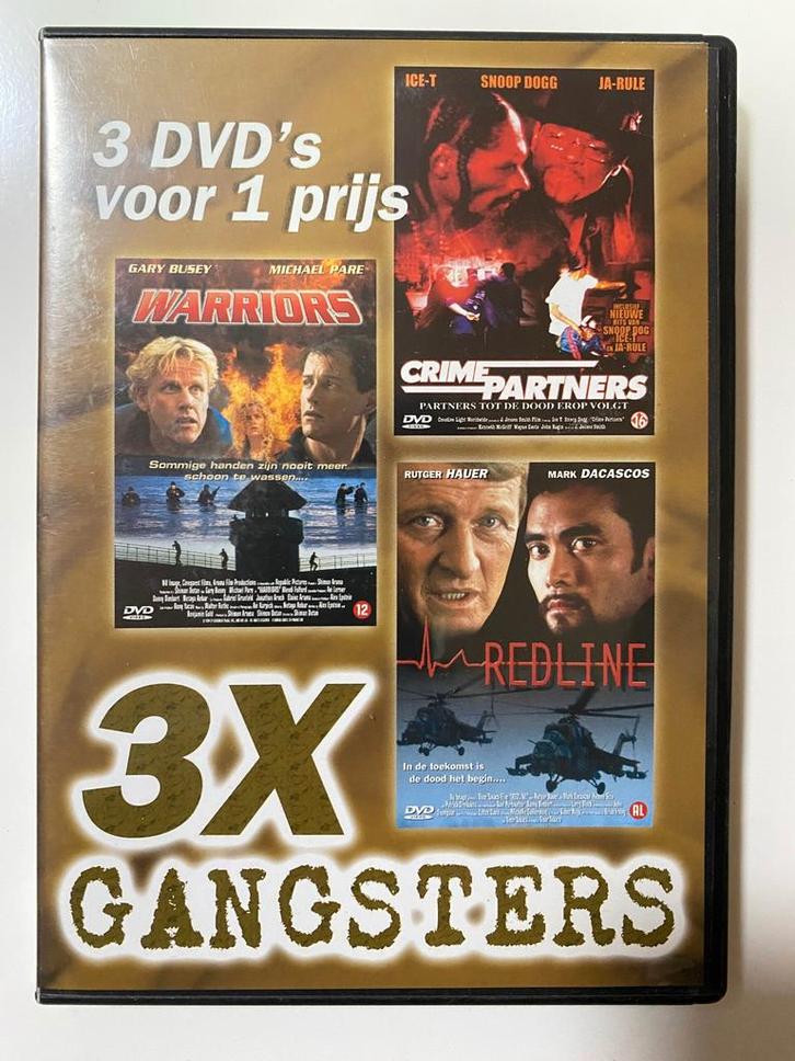 FILMBOX / WARRIORS / CRIME PARTNERS / REDLINE (DVD), Cd's en Dvd's, Dvd's | Overige Dvd's, Gebruikt
