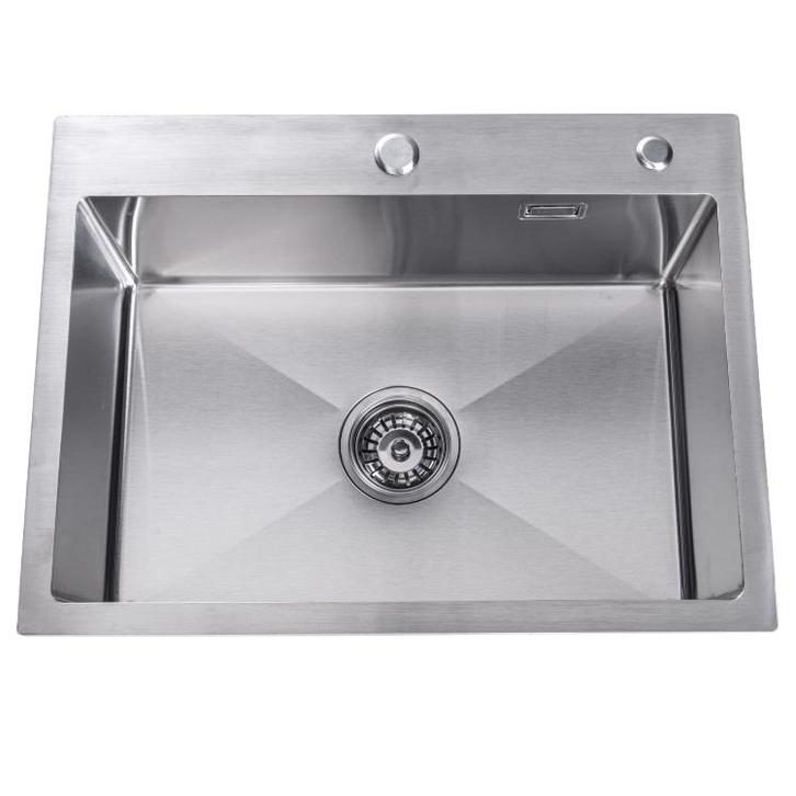 Lendo Online Évier Inox Argent 59×44 Trou de Robinet, Huis en Inrichting, Keuken | Keukenbenodigdheden