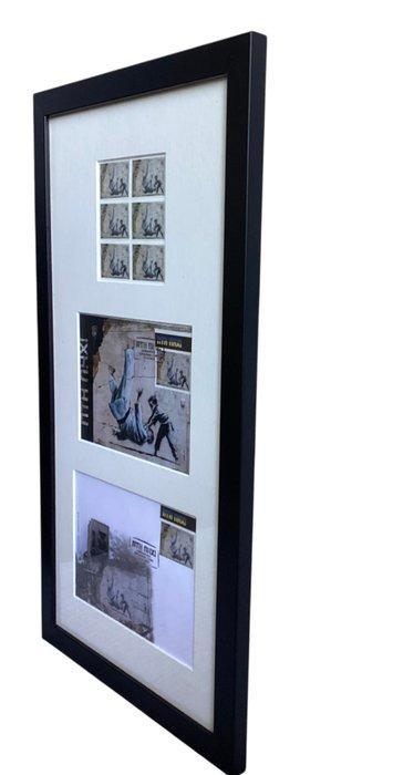 Ukraine - Banksy par UkrPoshta «   ! » (FCK PTN !), Antiek en Kunst, Kunst | Schilderijen | Modern
