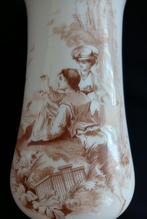 Vase - Opaline - Ensemble de 2 vases, Antiek en Kunst