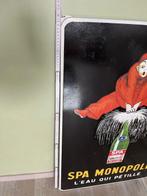 Spa Monopole l’eau qui petille - Emaille bord - Emaille, Antiek en Kunst