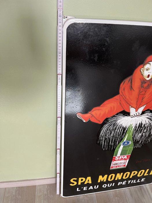 Spa Monopole l’eau qui petille - Emaille bord - Emaille, Antiek en Kunst, Antiek | Wandborden en Tegels