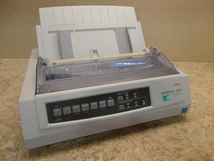 OKI Microline 3320 ECO  A4 Matrix Printer 9 Pin - USB, Computers en Software, Printers, Matrix-printer, Gebruikt, Printer, Ophalen of Verzenden