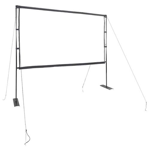 vidaXL Projectiescherm met statieven 108 inch 16:9, Audio, Tv en Foto, Beamers, Nieuw, Verzenden