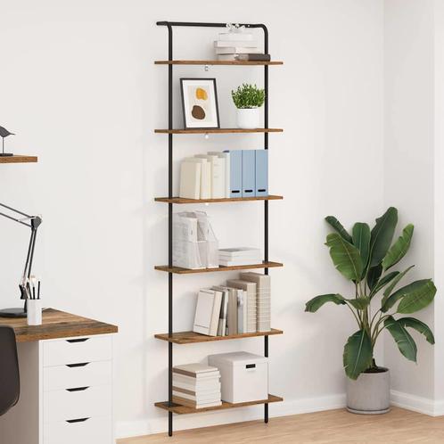 vidaXL Boekenplank Oud hout 60 x 24 x 203 cm Bewerkt hout, Huis en Inrichting, Kasten | Boekenkasten, Nieuw, Verzenden