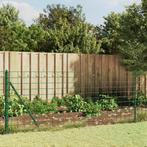 vidaXL Draadgaashek met grondankers 0,8x10 m groen, Verzenden, Nieuw