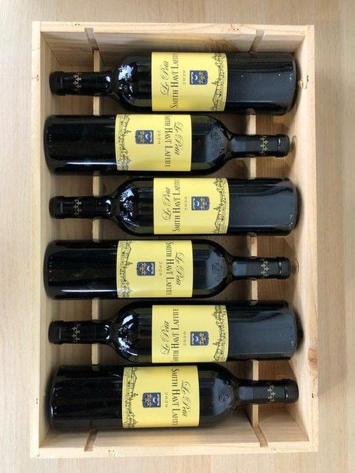 2020 Le Petit Smith Haut Lafitte - Bordeaux - 6 Bouteilles, Verzamelen, Wijnen