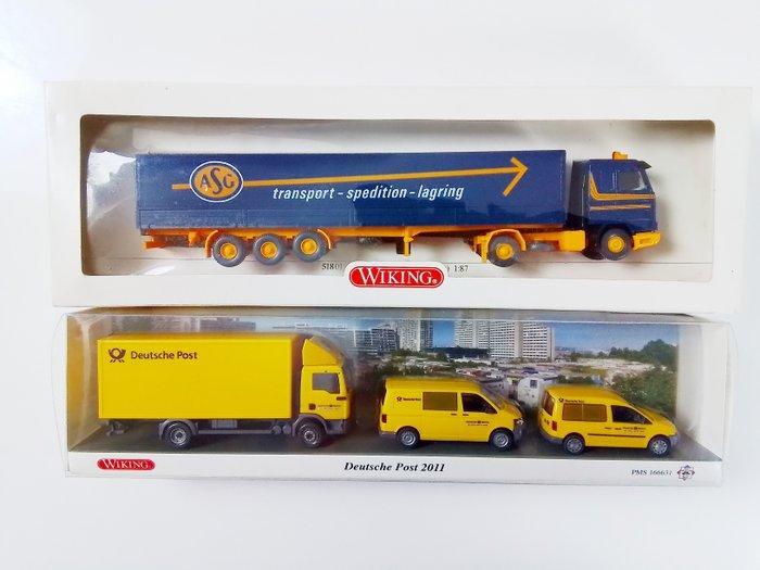 Wiking H0 - Modeltreinvoertuigen (10) - Vrachtwagens, Hobby en Vrije tijd, Modeltreinen | H0