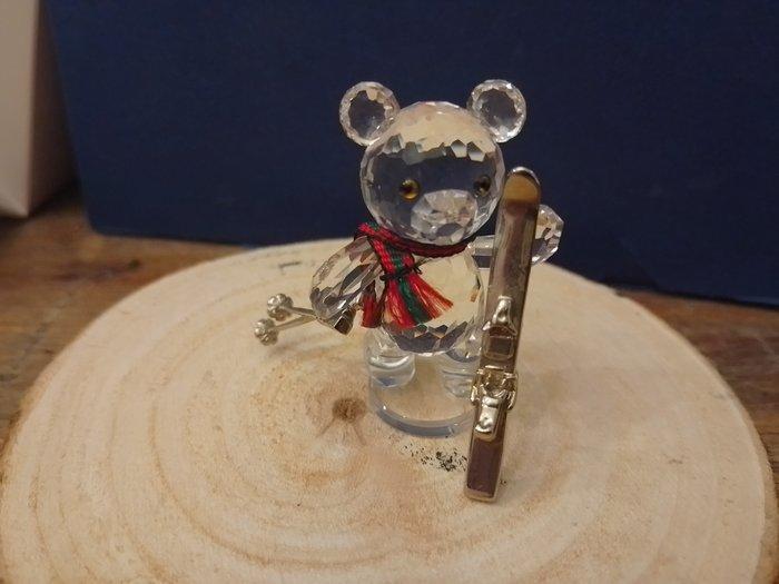 Swarovski - Beeldje - Kris Bear - With skis - Var. 2 -, Antiquités & Art, Curiosités & Brocante