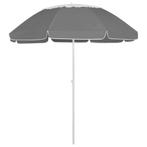 vidaXL Strandparasol 300 cm antracietkleurig, Tuin en Terras, Verzenden, Nieuw
