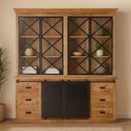 Buffetkast Mangohout Milan 160 Met Deurtjes X, Huis en Inrichting, Kasten | Buffetkasten, Verzenden, Nieuw, Overige houtsoorten