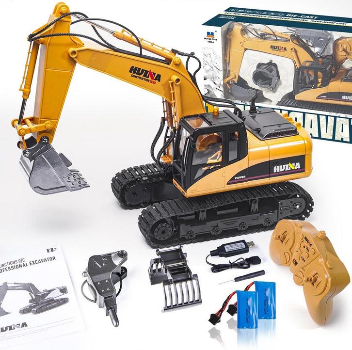 Metaal RC Graafmachine | Retour Deal | Verjaardagscadeau..., Enfants & Bébés, Jouets | Véhicules en jouets, Envoi