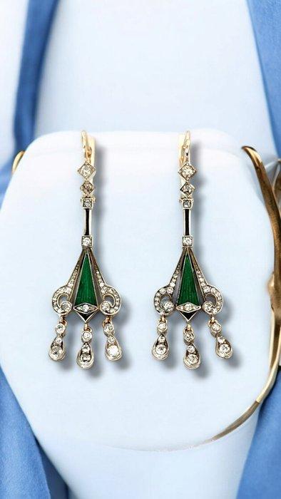 Oorbellen - 14 karaat Geel goud, Verbazingwekkende, Handtassen en Accessoires, Oorbellen