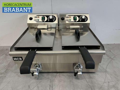 Friteuse double en acier inoxydable Friteuse Vanne de, Zakelijke goederen, Horeca | Overige, Verzenden