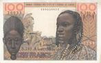 1965 Xf West African States P 101af 100 Francs Nd, België, Verzenden