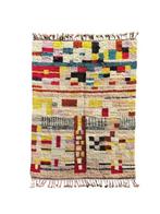 Modere kleurrijke Marokkaanse tapijt 200x300 cm, authentiek, Huis en Inrichting, Stoffering | Tapijten en Vloerkleden, Nieuw