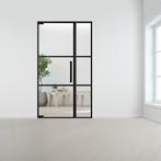 Steel look deur XL met zijlicht zonder kozijn, Verzenden, Nieuw