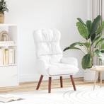 vidaXL Relaxzetel in Wit Kunstleer, Verzenden, Nieuw