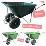 grootte kruiwagens 180L NIEUW !!!!!, Tuin en Terras, Kruiwagens, Nieuw