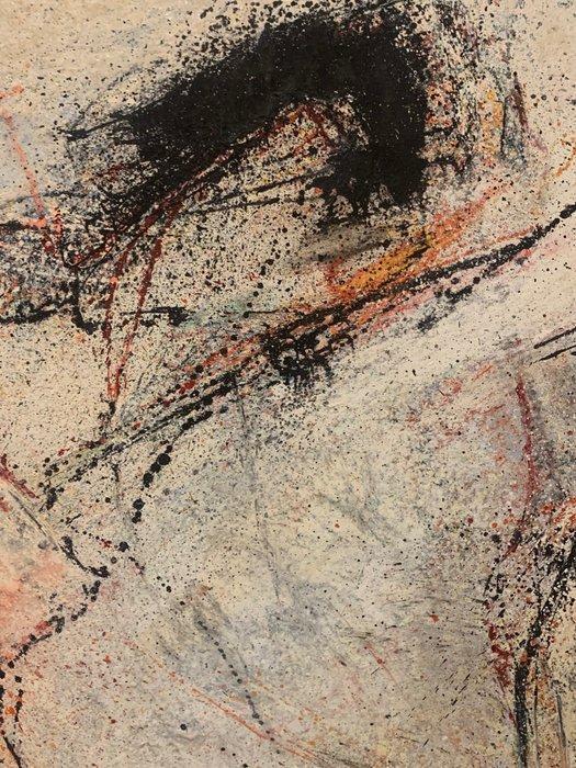 Sasson Pearl (1938-2021) - Composition. 1987, Antiquités & Art, Art | Peinture | Classique