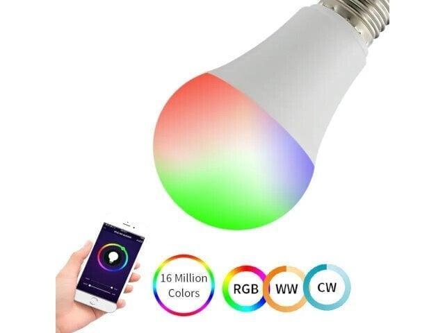 E27 Gloeilamp model RGB smartlamp, Huis en Inrichting, Lampen | Spots, Nieuw, Verzenden