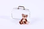 Figuur - Swarovski - Teddybeer Kaarthouder Koffer (Boxed +, Antiek en Kunst