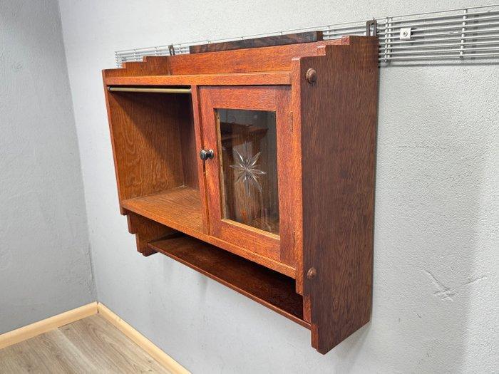 Amsterdamse school halkast - Kast - Hout, Antiek en Kunst, Curiosa en Brocante