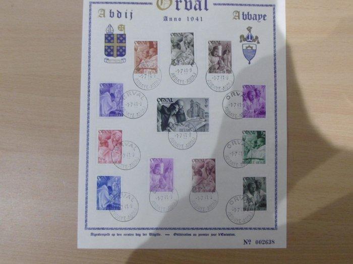 België - Verzameling van 13 herdenkingsbladen met betere, Postzegels en Munten, Postzegels | Europa | België