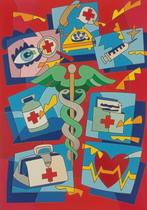 Ugo Nespolo (1941) - Esculapio