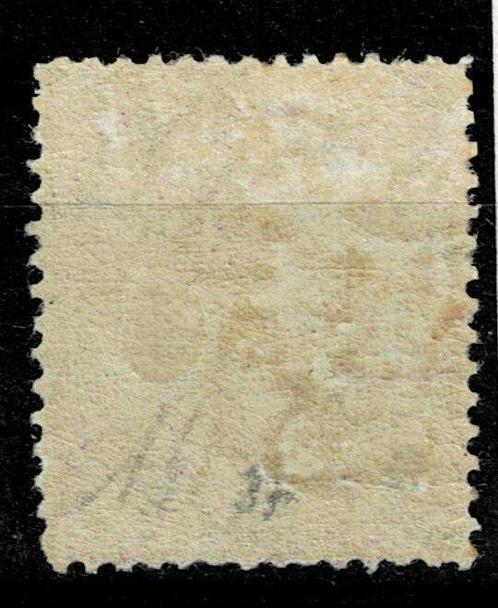 Barbados 1875 - Een Shilling violetto wmk CC zijwaarts, Postzegels en Munten, Postzegels | Europa | UK