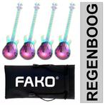 Fako Bijoux® - Theelepel / Koffielepel Gitaar - Regenboog -, Verzenden