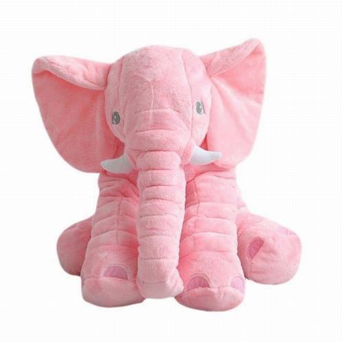 Multifunctionele roze olifant knuffel - slaapkussen, voed..., Kinderen en Baby's, Speelgoed | Knuffels en Pluche, Nieuw, Olifant